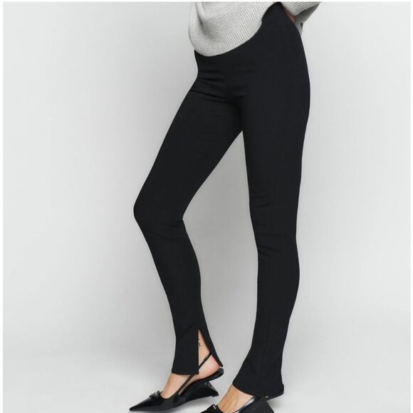 Reformation Graham Pants in Black L $158 - Picture 3 of 7